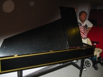 Harpsichord built by Chip's father