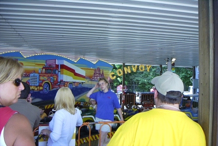 Convoy kiddie ride at Indiana Beach