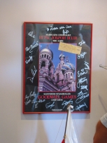A poster from another Russian tour